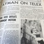 50 years ago: Cayman on Telex