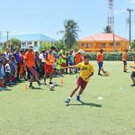 180 young players attend football camp