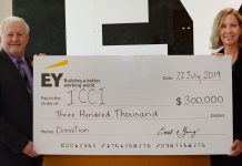 EY fulfils 5‑year donation to ICCI