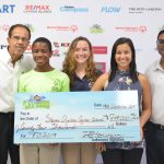 Flowers Sea Swim presents cheque to Special Olympics