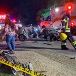 UPDATED: Man badly injured in three-car collision