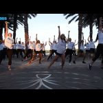 Flash mob at Camana Bay sponsored by FLOW