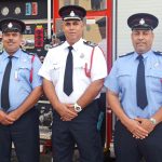 Three Caymanians promoted within the Fire Service