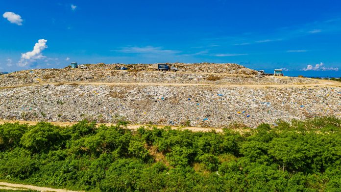 The George Town landfill, also known as Mount Trashmore