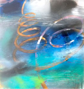 'Resonance' is one of the featured pieces in a retrospective of work by Bendel Hydes which opens Friday at the National Gallery of the Cayman Islands.