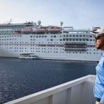 Tendering from ship to shore at George Town Harbour