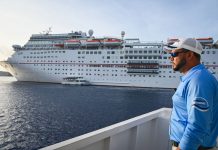 Tendering from ship to shore at George Town Harbour