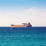 Massive cargo ship delivers aggregate for Cayman airport