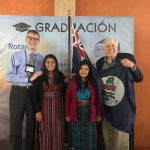 Cayman flag flies in Guatemala