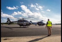 New police helicopter officially home