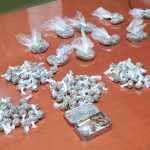 100 packets of ganja found under car fender