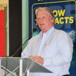 Tourism Minister Moses Kirkconnell makes his case for cruise piers