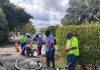 Water service restored throughout island