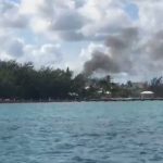 Vehicle fire in Rum Point