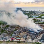 Car-recycling plant fire contained