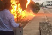 Fire Service asks public not to tackle big fires