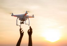 Disabled drone found next to airport runway