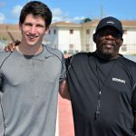 Cayman’s track coach trains US baseball player