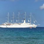 World’s largest sailing ship calls on Cayman Brac