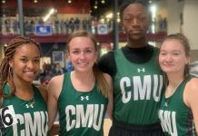 Morgan takes gold at college relays