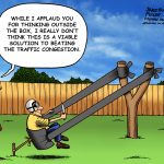 Cartoon: Beating traffic congestion