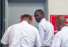 Former cop’s misconduct conviction upheld Daniel Meeks is escorted to court cells