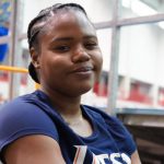 Barnes powers to new national record