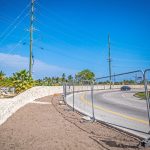 Work on Public Beach wall nears completion