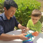 Cayman parents respond to school, work closures Tiyen Miller has sought out interactive learning opportunities for his son during the shutdown.