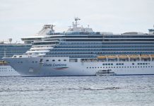 Ship connected to COVID-19 cases in Cayman, Puerto Rico Tender boats transfer passengers from the Costa Luminosa on 29 Feb. in Spotts, Grand Cayman.