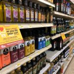 Supermarkets impose limits to stop panic buying A notice at Kirk Market informs customers of the new restrictions.