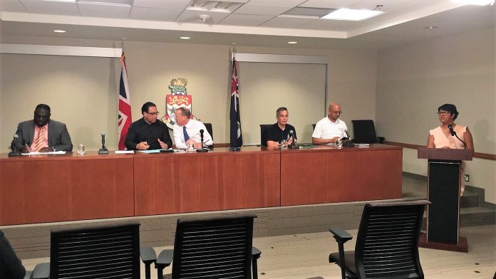 Cayman Islands government coronavirus press conference