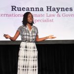Small islands can ‘lead by example’ in climate fight Climate analyst Rueanna Haynes says small islands are fighting for their survival in climate change negotiations.