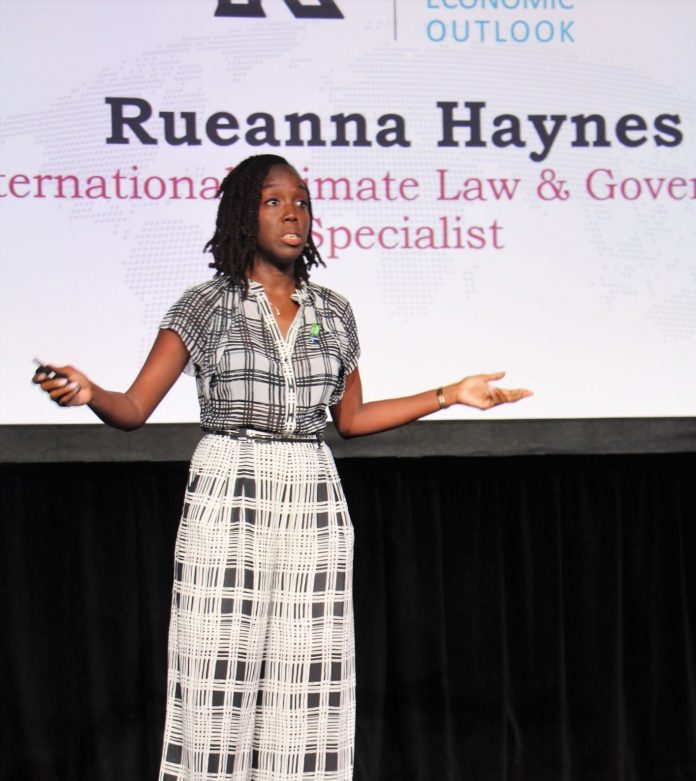 Climate analyst Rueanna Haynes says small islands are fighting for their survival in climate change negotiations.