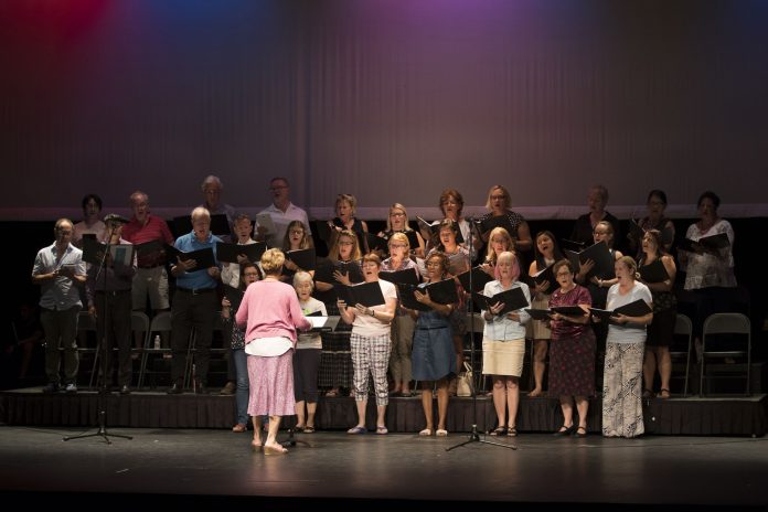 Sue Horrocks conducts the Cayman National Choir Sue Horrocks conducts the Cayman National Choir