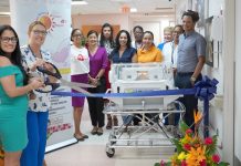 Incubator donated to hospital neonatal unit Incubator donated to HSA