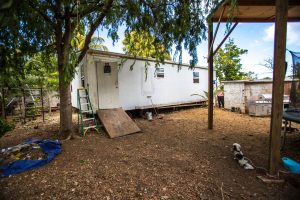 There is still work to do but the shipping container has been transformed and will soon be a home for a mum and three children.