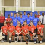Junior volleyball teams set for senior league play Cayman Islands Volleyball Federation’s Junior National Girls and Boys teams, along with coaching staff and officials at the John Gray Gymnasium