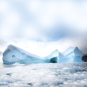 Iceberg in Scoresby Sound, on the eastern coast of Greenland