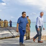 Governor: ‘2020 is a critical year for our planet’ More severe impacts from hurricanes is one possible consequence of climate change. Governor Martyn Roper (right) pictured alongside RFA Mounts Bay which provides hurricane relief support in the region, said the UK is ready to work with Cayman.