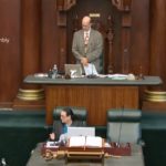 Changes to work-permit process approved In this screengrab from video, temporary Speaker of the House Anthony Eden presides of Thursday's meeting of the Legislative Assembly