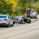 Driver hospitalised after Bodden Town crash