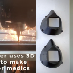Flimmaker uses 3D printers to make masks for medics