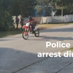 UPDATED: Police chase, arrest dirt-bike rider