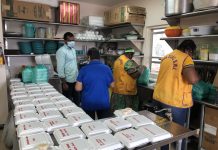 Brac Lions Club treats Faith Hospital staff to lunch