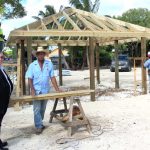 Cabinet planning exemptions used to fast-track park projects McKeeva Bush looks on as Public Works Department staff work on the new playground in December 2018