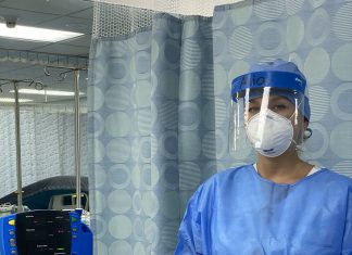 Frontline worker profiles: Nurse volunteered for COVID ward Alia Huizinga-Wright is a nurse on the COVID-specific respiratory ward at Cayman Islands Hospital.