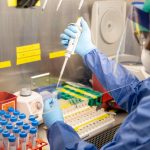 9 new cases of COVID-19 reported Lab manager Gayon Allen- Gouldbourne processes the sample to isolate the genetic material for testing.