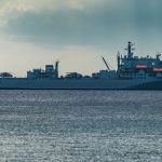 RFA Argus arrives in Grand Cayman