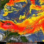 Saharan dust layer clouds Cayman skies